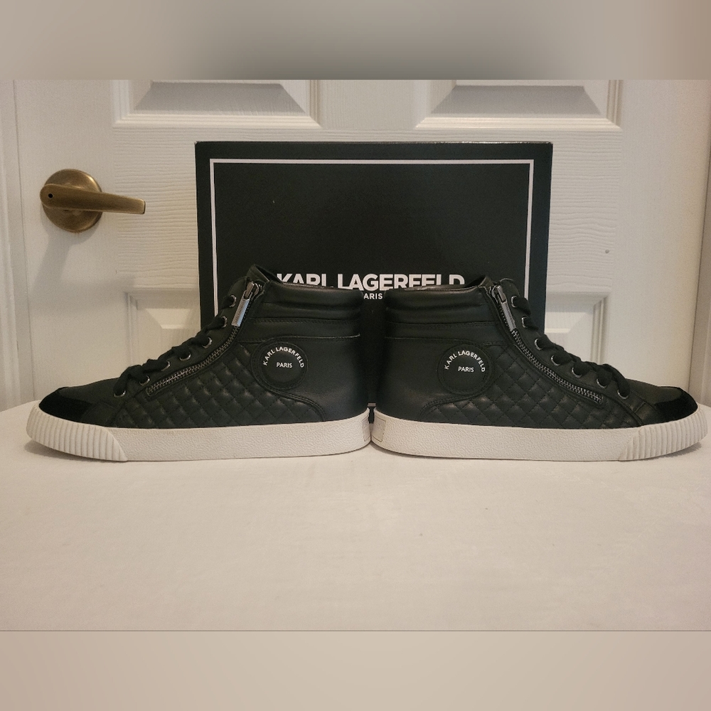 Karl Lagerfeld Paris Women's High Top Sneaker
